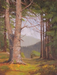 Into the Balsams, Oil on linen, 20 X 16 in.